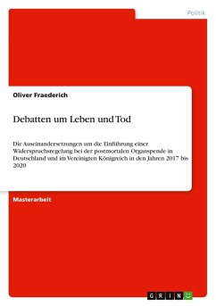 Cover Debatten um Leben und Tod