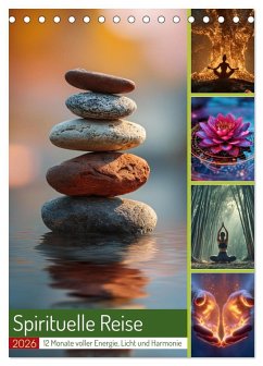 Spirituelle Reise (Tischkalender 2026 DIN A5 hoch), CALVENDO Monatskalender