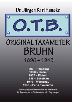 Original Taxameter Bruhn 1890 - 1945 Original Taxameter Bruhn 1890 - 1945