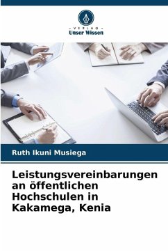 Cover Leistungsvereinbarungen an öffentlichen Hochschulen in Kakamega, Kenia