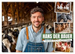 Cover Hans der Bauer und seine Tiere auf dem Bauernhof (Wandkalender 2026 DIN A2 quer), CALVENDO Monatskalender