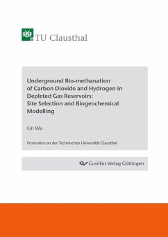 Underground Bio-methanation of Carbon Dioxide and Hydrogen in Depleted Gas Reservoirs: Site Selection and Biogeochemical Modelling (eBook, PDF)