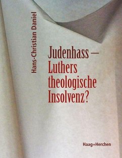 Judenhass - Luthers theologische Insolvenz? Cover Judenhass - Luthers theologische Insolvenz?