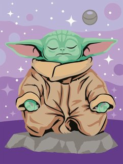 Cover CreArt, Malen nach Zahlen Adults Trend - Star Wars Meditierender Grogu