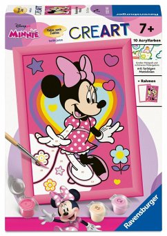 Cover Ravensburger CreArt - Malen nach Zahlen 12023108 - Bezaubernde Minnie - Kinder ab 7 Jahren