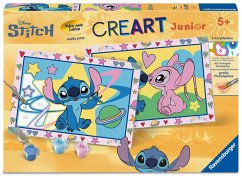 Cover CreArt, Malen nach Zahlen Junior - Disney Stitch & Angel