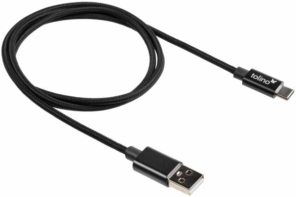 tolino USB-C Kabel Schwarz tolino USB-C Kabel Schwarz