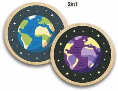 CreArt, Malen nach Zahlen Wooden - Tag und Nacht CreArt, Malen nach Zahlen Wooden - Tag und Nacht