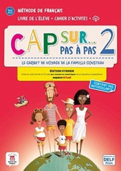 Cover Cap sur... pas a pas 2 - Edition hybride - Livre de l'eleve + Cahier d'activites + audio MP3. A1.2