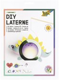 FOLIA Bastelartikel Laternen-Bastelsets SUPER DINOS, inkl. 1 LED-Licht und Batterien