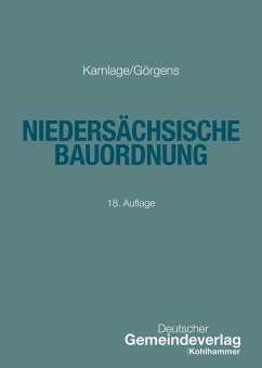 Cover Niedersächsische Bauordnung (eBook, ePUB)