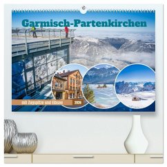 Cover Garmisch-Partenkirchen mit Zugspitze und Eibsee (hochwertiger Premium Wandkalender 2026 DIN A2 quer), Kunstdruck in Hochglanz