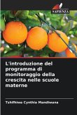 L'introduzione del programma di monitoraggio della crescita nelle scuole materne