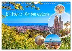 Ein Herz für Barcelona (Wandkalender 2026 DIN A4 quer), CALVENDO Monatskalender