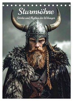 Cover Sturmsöhne Stärke und Mythos der Wikinger (Tischkalender 2026 DIN A5 hoch), CALVENDO Monatskalender