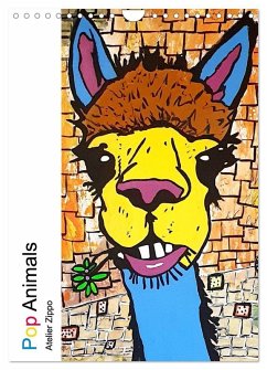 Pop Art Animals - Atelier Zippo (Wandkalender 2026 DIN A4 hoch), CALVENDO Monatskalender