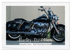 Legendäre Linien - Harley Road King im Detail (Wandkalender 2026 DIN A3 quer), CALVENDO Monatskalender Cover Legendäre Linien - Harley Road King im Detail (Wandkalender 2026 DIN A3 quer), CALVENDO Monatskalender