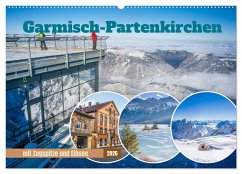 Cover Garmisch-Partenkirchen mit Zugspitze und Eibsee (Wandkalender 2026 DIN A2 quer), CALVENDO Monatskalender
