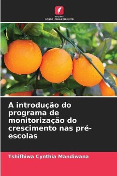 Cover A introdução do programa de monitorização do crescimento nas pré-escolas
