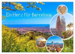 Cover Ein Herz für Barcelona (Wandkalender 2026 DIN A2 quer), CALVENDO Monatskalender
