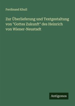 Zur Überlieferung und Textgestaltung von  Zur Überlieferung und Textgestaltung von