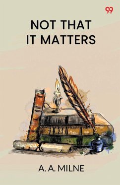 Not That It Matters Cover Not That It Matters