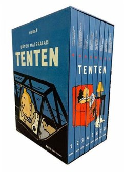 Tenten - 8 Kitap Takim Kutulu Ciltli - Herge