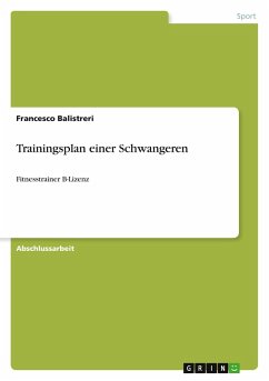 Cover Trainingsplan einer Schwangeren