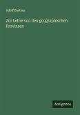 Zur Lehre von den geographischen Provinzen