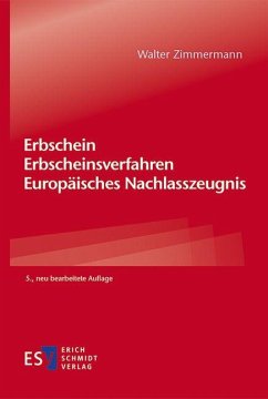 Cover Erbschein - Erbscheinsverfahren - Europäisches Nachlasszeugnis
