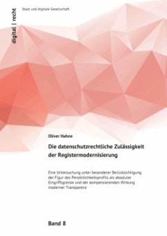 Die datenschutzrechtliche Zulässigkeit der Registermodernisierung