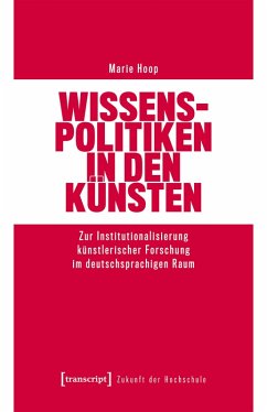 Cover Wissenspolitiken in den Künsten (eBook, PDF)
