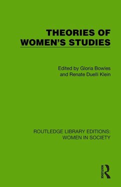 Cover Theories of Women's Studies