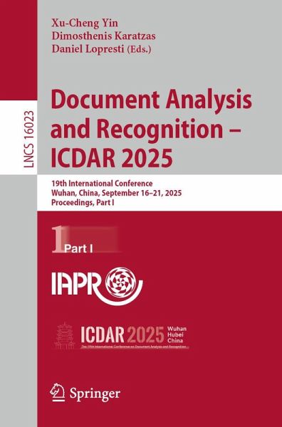 Document Analysis and Recognition - ICDAR 2025 (eBook, PDF)