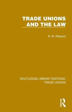 Cover Trade Unions and the Law