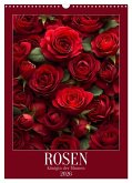 Rosen - Königin der Blumen (Wandkalender 2026 DIN A3 hoch), CALVENDO Monatskalender