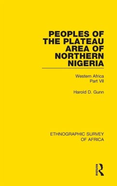 Cover Peoples of the Plateau Area of Northern Nigeria