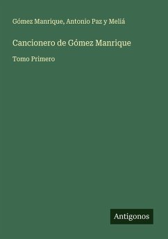 Cover Cancionero de Gómez Manrique