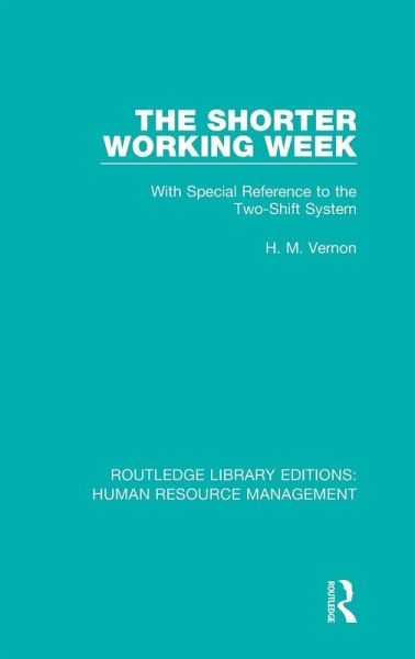 The Shorter Working Week