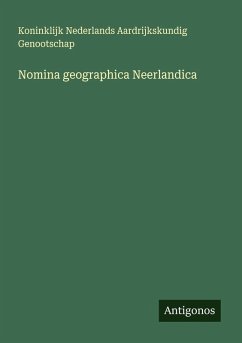 Nomina geographica Neerlandica Cover Nomina geographica Neerlandica
