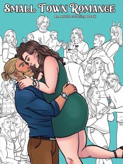 Sweet Small Town Coloring Book Cover Sweet Small Town Coloring Book
