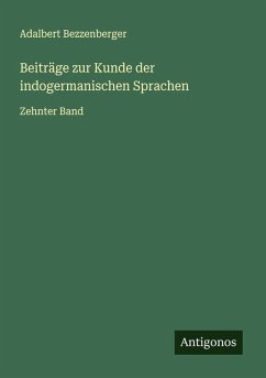 Cover Beiträge zur Kunde der indogermanischen Sprachen