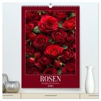 Rosen - Königin der Blumen (hochwertiger Premium Wandkalender 2026 DIN A2 hoch), Kunstdruck in Hochglanz