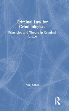Cover Criminal Law for Criminologists