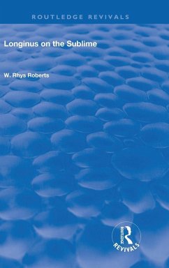 Longinus on the Sublime - Roberts, W. Rhys