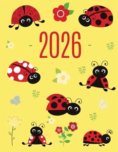 Ladybug Daily Planner 2026 - Press, Happy Oak Tree