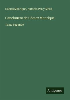 Cover Cancionero de Gómez Manrique