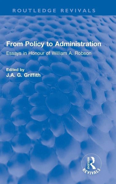 From Policy to Administration