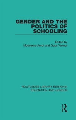 Cover Gender and the Politics of Schooling