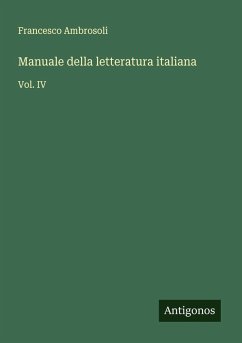 Cover Manuale della letteratura italiana